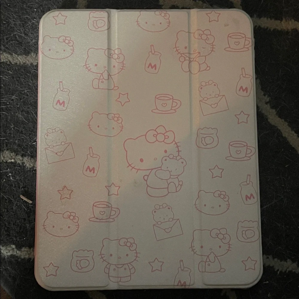 Hello Kitty Tablet Cover - White and Pink
